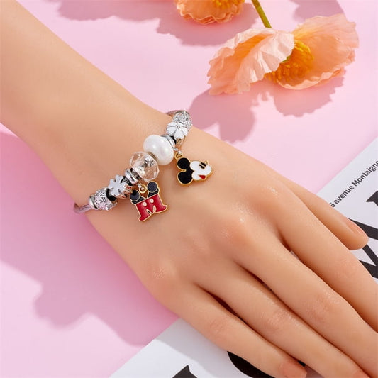 Pulsera de Charms Classic Mickey⚫🖤✨
