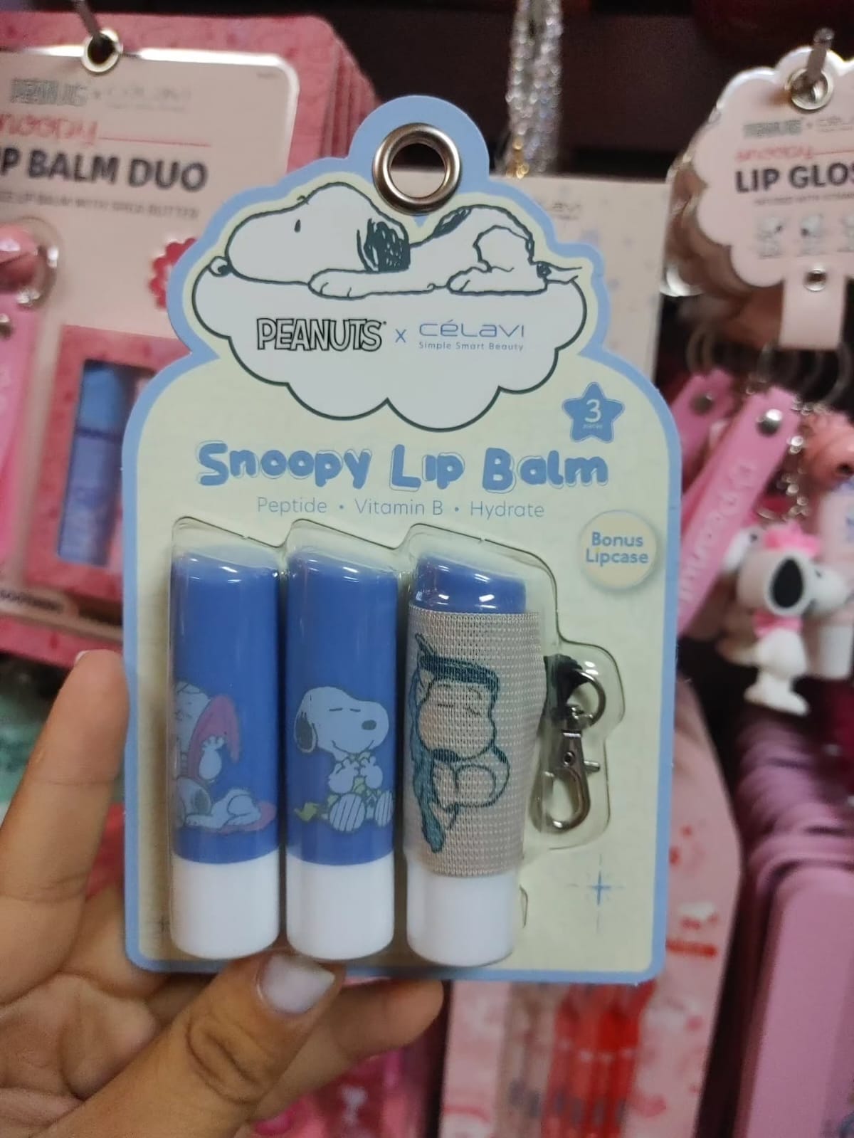 noopy Lip Balm Set Celavi (3 piezas) + lipcase