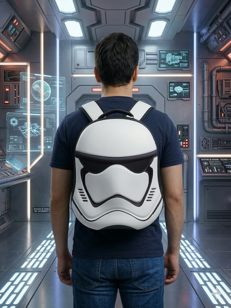 Mochila Rígida 3D - Stormtrooper Helmet