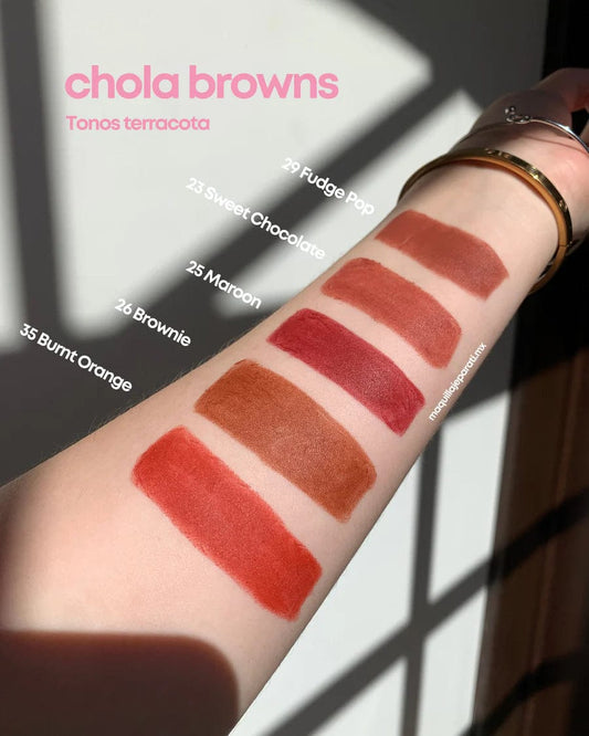 🍂 Chola Browns: El Set de Labios que Tu Rutina Necesitaba 🍂