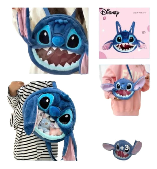 Mochilas "Boca Abierta" (Mochila-Ita Bag) azul💙