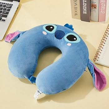 Almohada de Viaje para el Cuello de Stitch ✈️💤