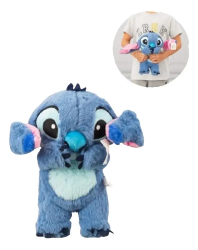 Peluche de Stitch con Orejas Movibles (Mecánico) 👂💙🎉