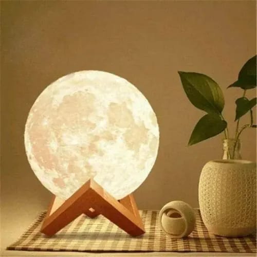 🌙 Lámpara de Luna Realista 3D – Magia y Calidez en tu Hogar