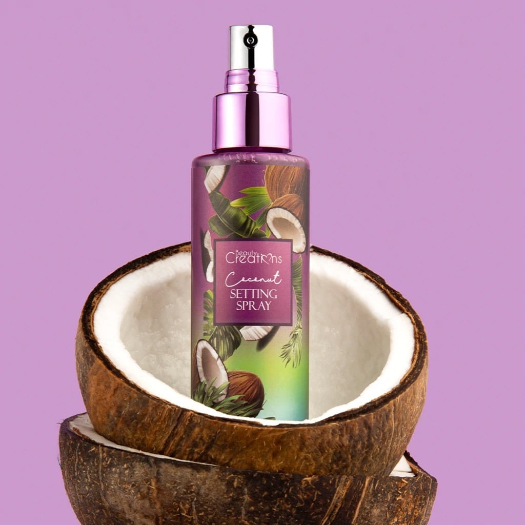 Beauty Creations - Coconut Setting Spray: Hidratación de Coco