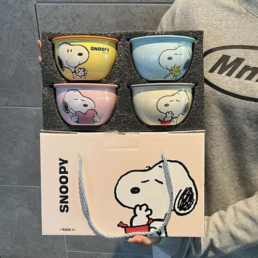 Set Peanuts de 4 tazones🐾☕