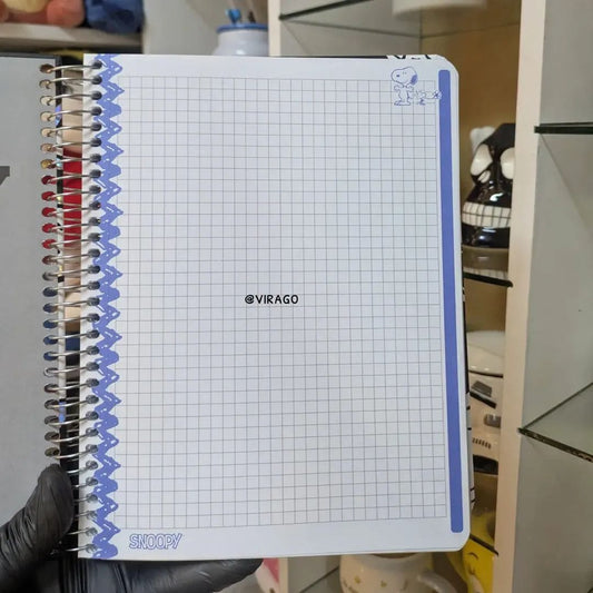 Cuaderno Espiral Snoopy (Cuadriculado) – Edición Especial Mooving