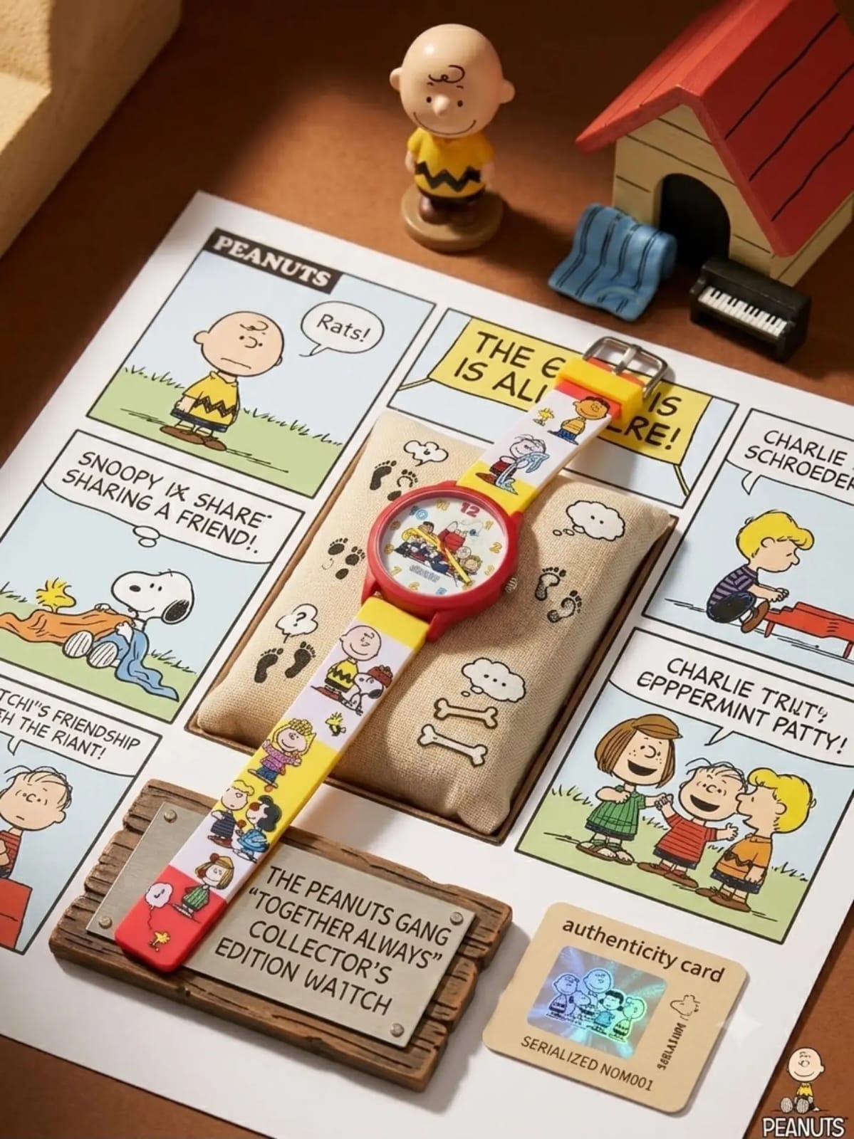 Reloj Coleccionable Peanuts Gang "Together Always" 👥💛