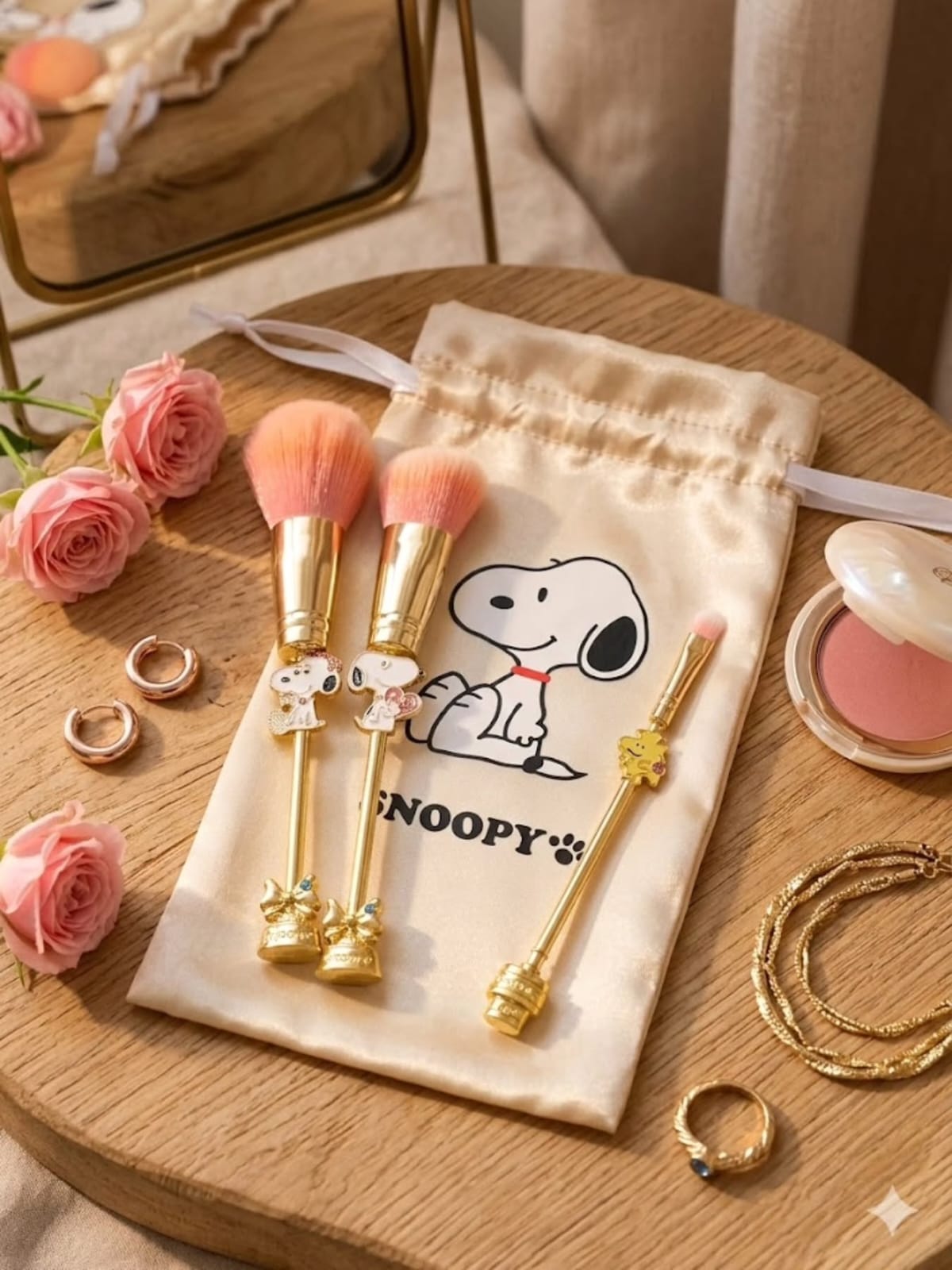 SET DE 3 BROCHAS SNOOPY