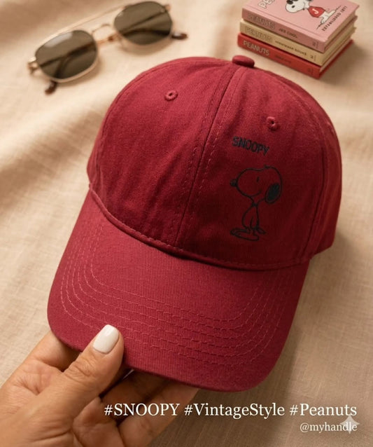 GORRA SNOOPY ROJA
