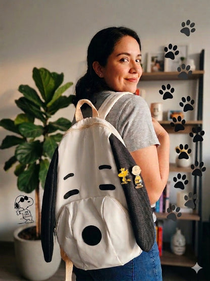 MOCHILA SNOOPY  OREJONA