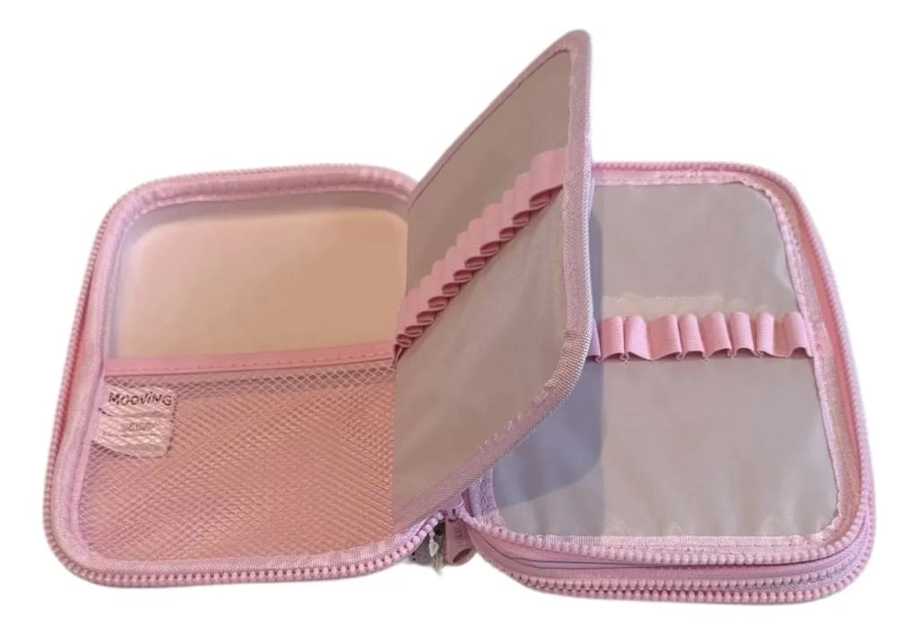 ESTUCHE RIGIDO ROSA MOOVING TERCIOPELO