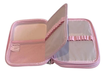 ESTUCHE RIGIDO ROSA MOOVING TERCIOPELO
