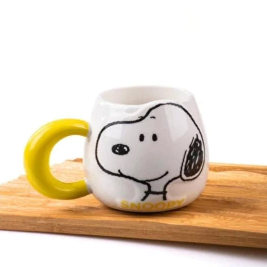 TAZA DE CERAMICA AMARILLA