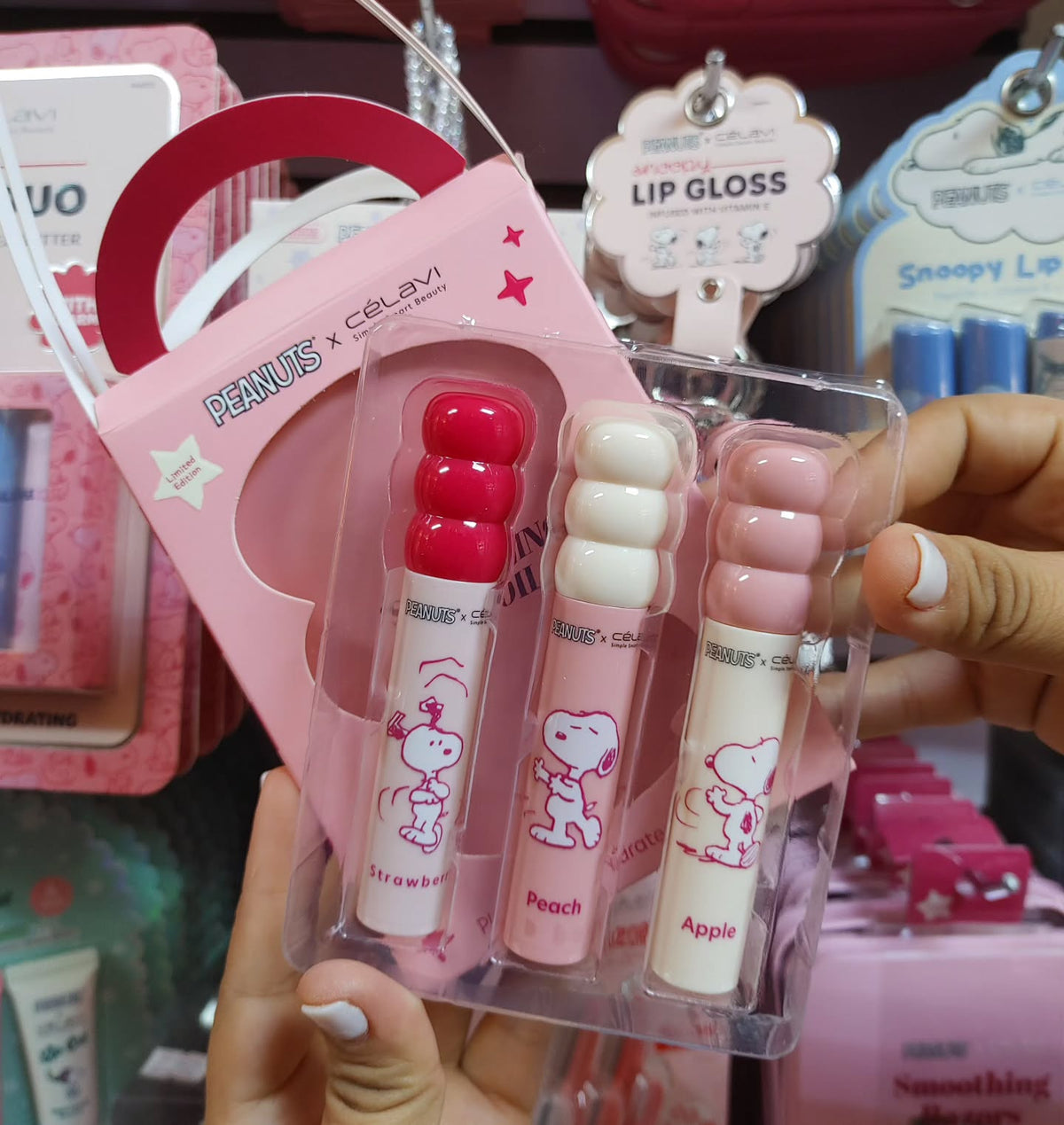Smoothing Lip Oil Celavi x Peanuts