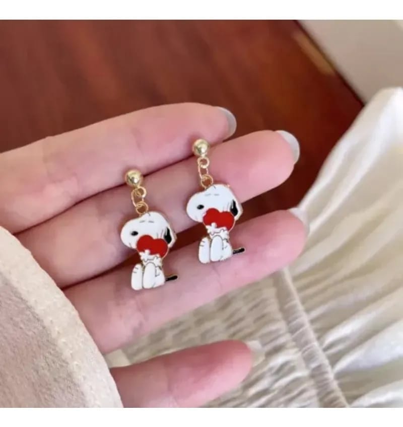 PENDIENTES SNOOPY