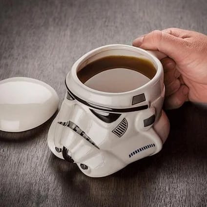 Taza de Colección 3D Stormtrooper con Tapa