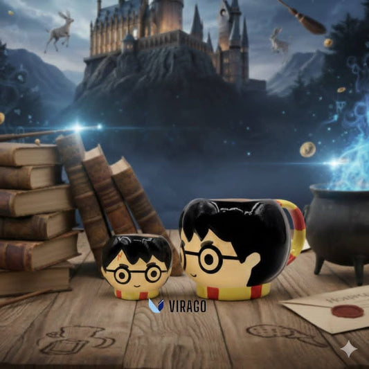 Taza Harry Potter Kawaii Edition 👓⚡