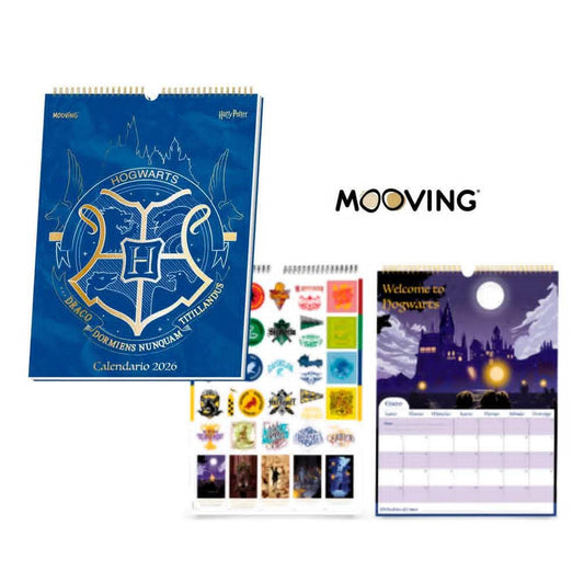 Calendario Mooving Hogwarts 2026 🏰📅