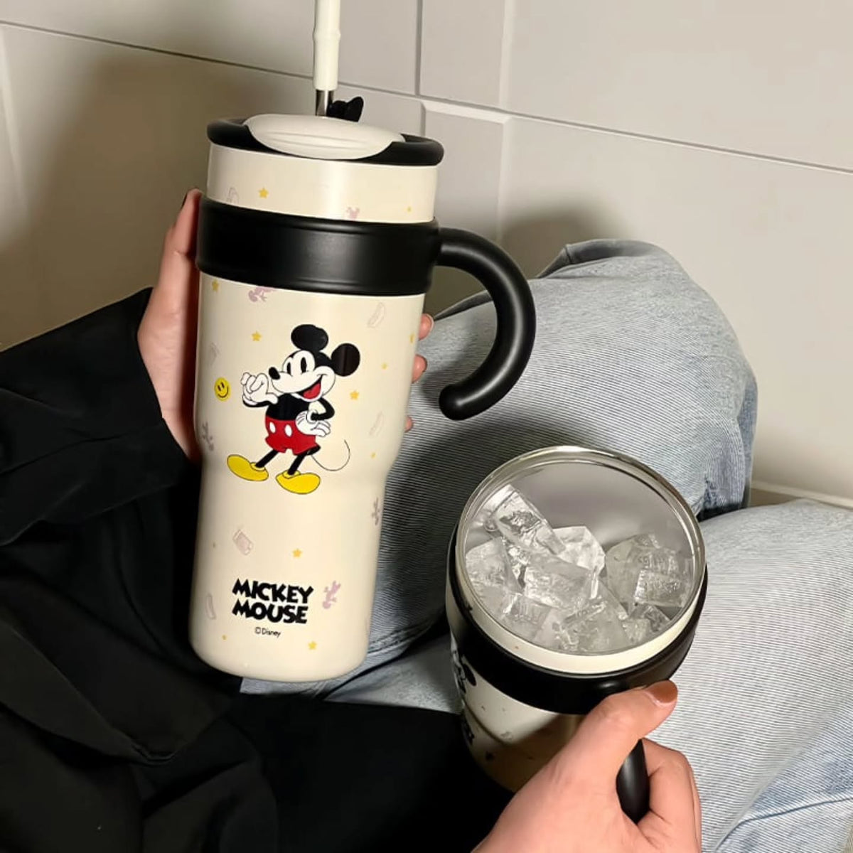 Vaso Térmico con Asa Classic Mickey🥤