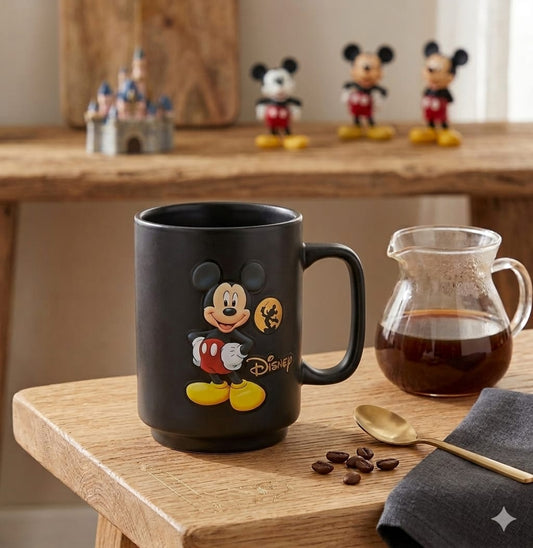 Taza Matte Black - Classic Mickey 🖤