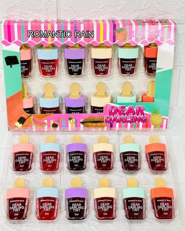 Set de Tintes de Labios en Caja Display 12PC💋