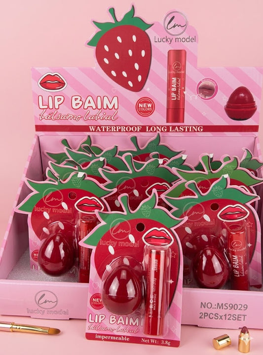 Set Dúo Lip Balm Strawberry 🍓
