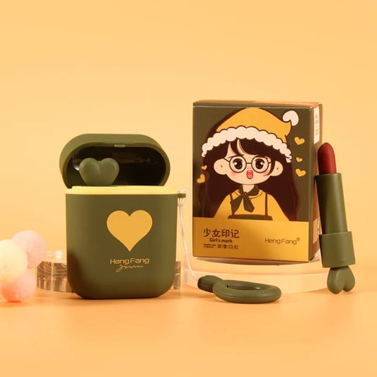 💖🎧¡Labios de impacto y un toque de ternura en un solo set! 🎧💖