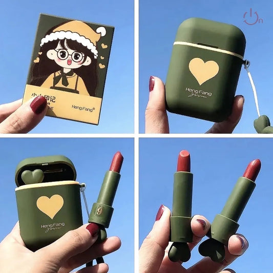 💖🎧¡Labios de impacto y un toque de ternura en un solo set! 🎧💖