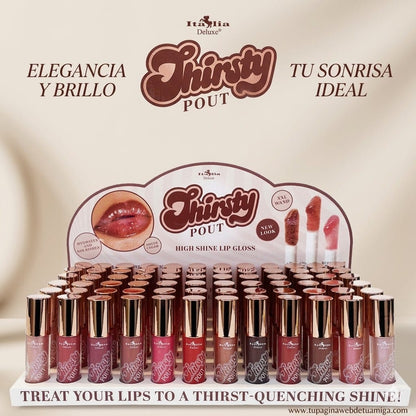 Brillo Infinito, Hidratación Total: Colección Thirsty Pout 💋