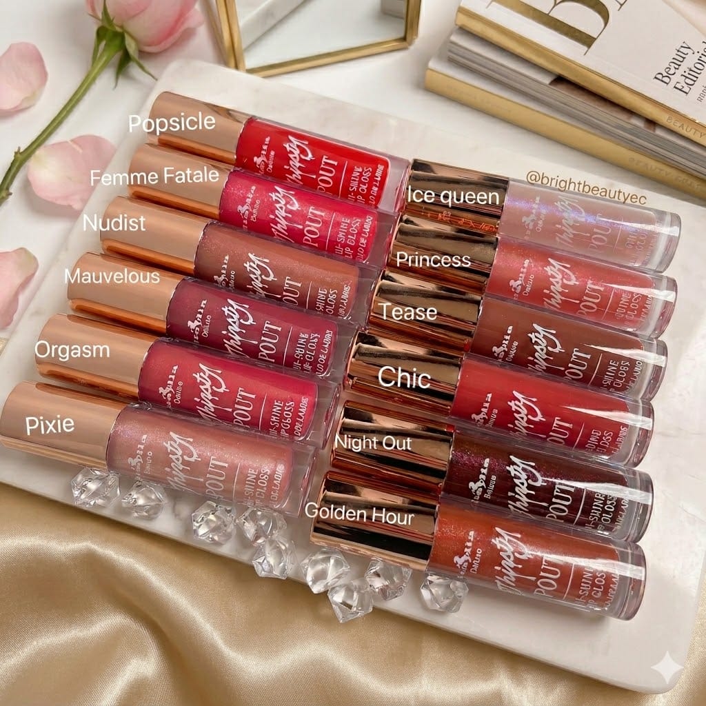 Brillo Infinito, Hidratación Total: Colección Thirsty Pout 💋