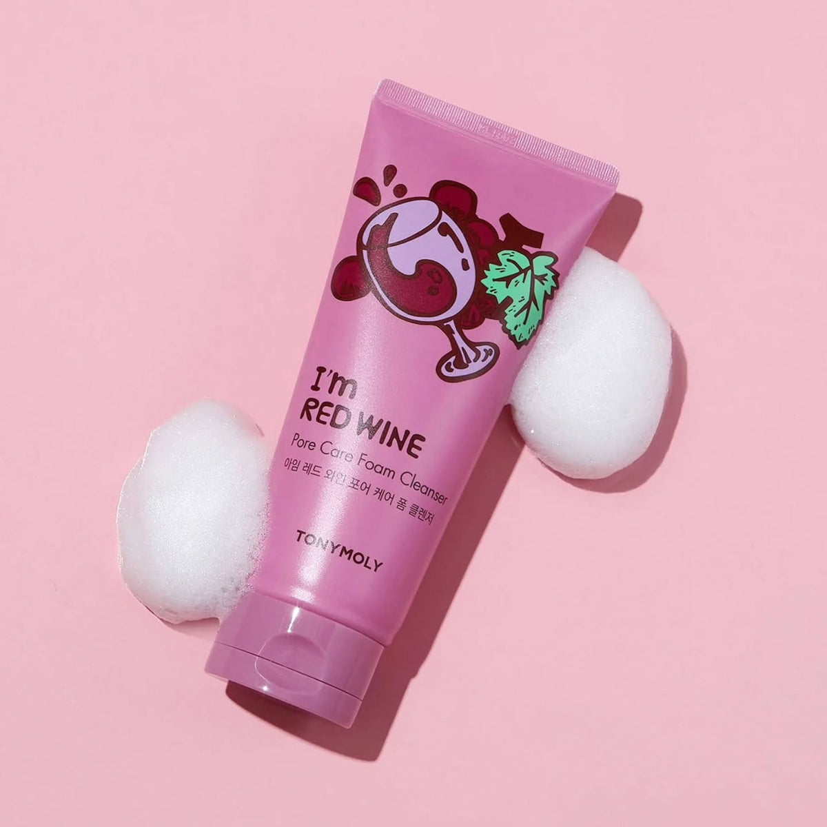 Tonymoly - I'm Red Wine Pore Care Foam Cleanser 180ml