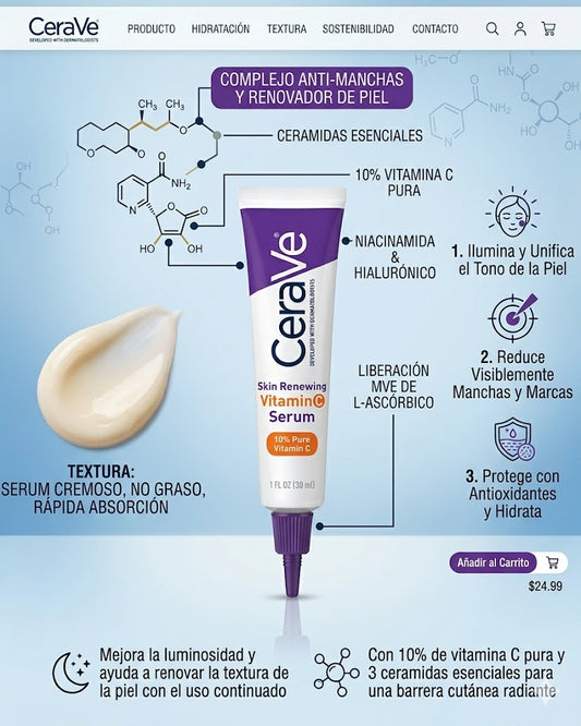Cerave Vitamin C Serum skin renewing