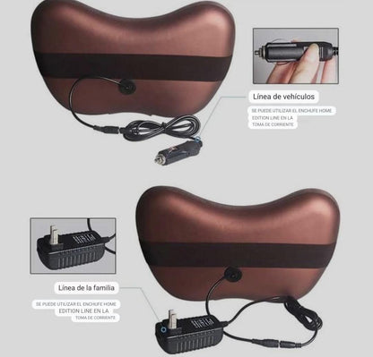 Almohada de masaje para coche y hogar.