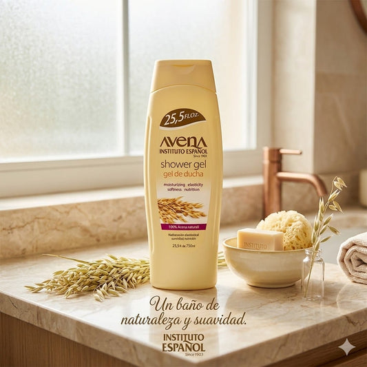 Gel de Ducha Avena – Suavidad y Nutrición Diaria 🌾🧼