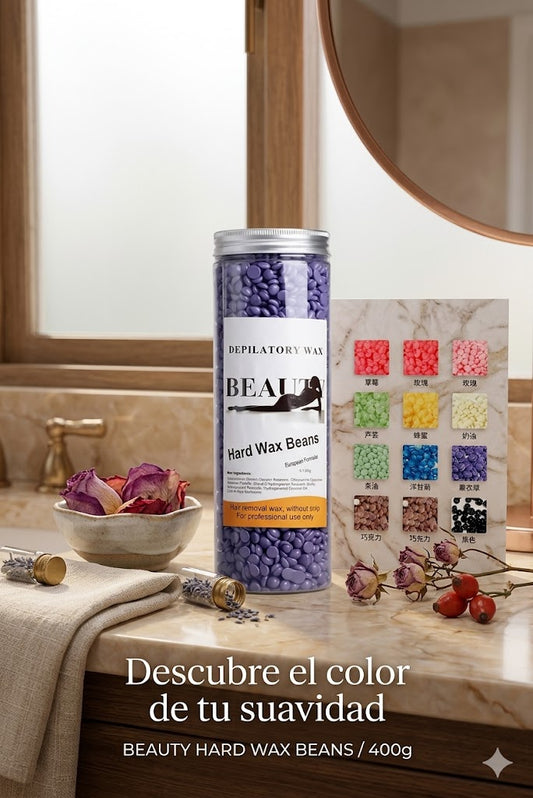 Cera Depilatoria en Perlas Beauty Hard Wax Beans - 400g