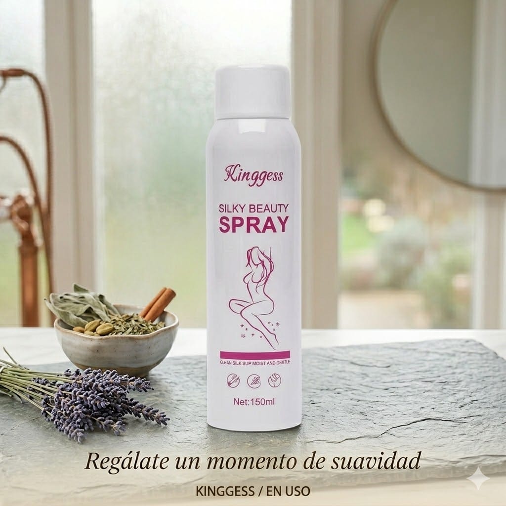 Silky Beauty Spray – Depilación Instantánea y Sin Dolor 🌬️