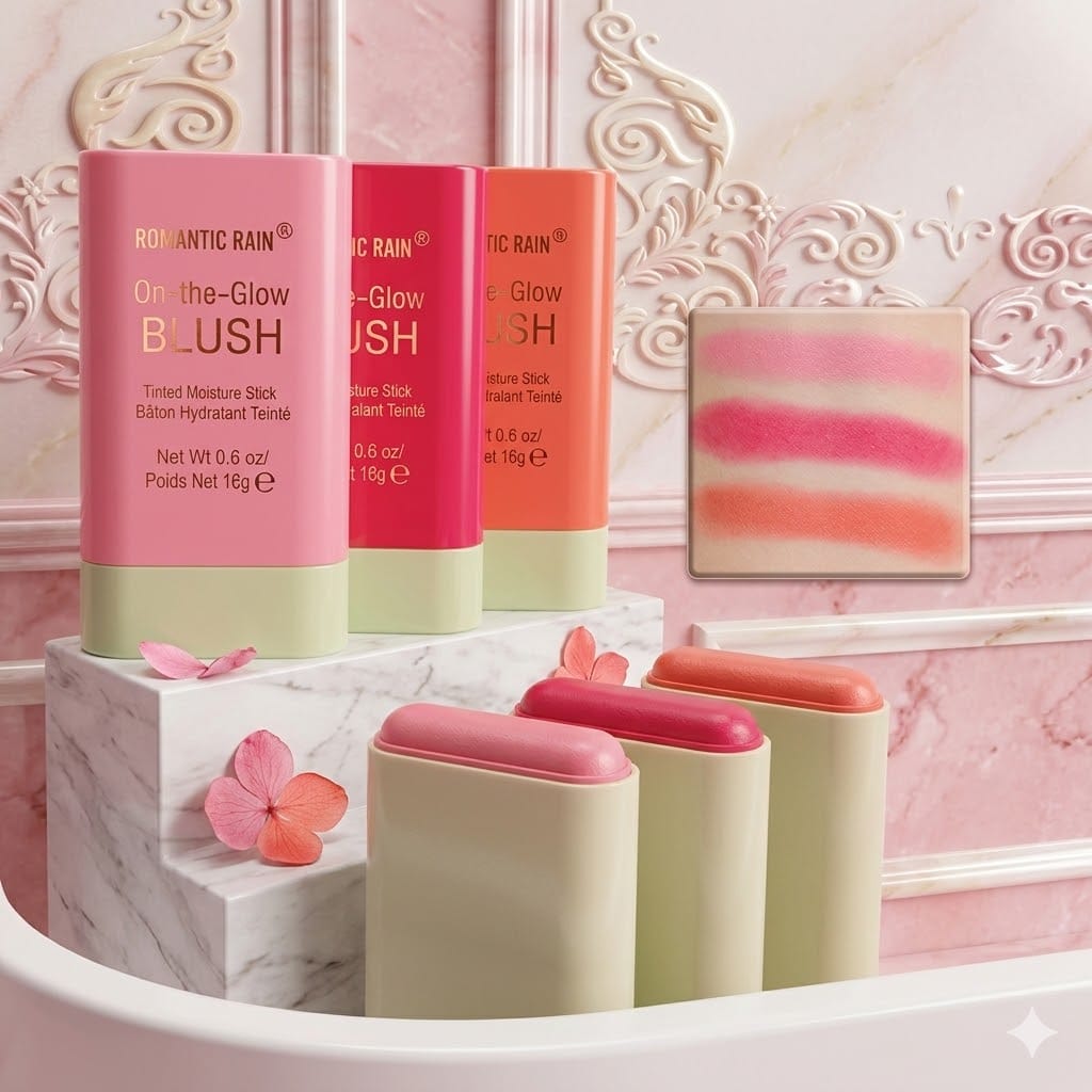 Rubores en barra Romanctic Rain: un toque de color y brillo para cualquier ocasión