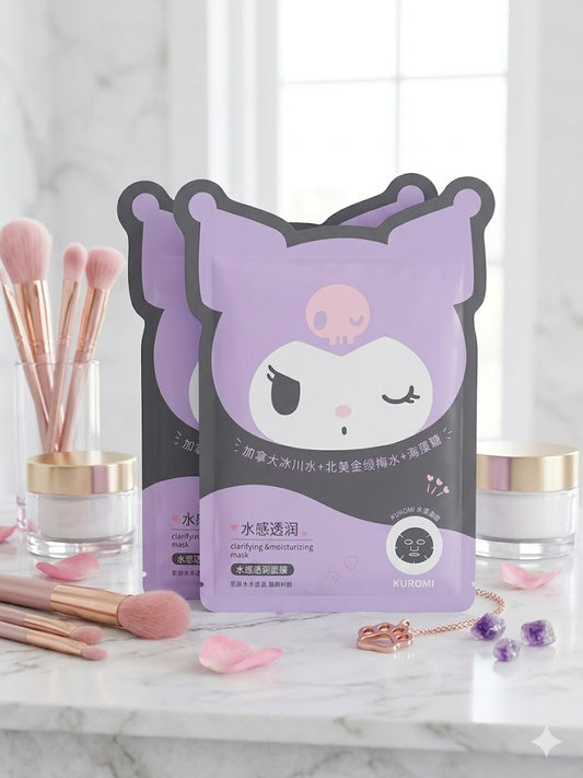 Mascarilla Facial Clarificante e Hidratante Kuromi 💜 💀