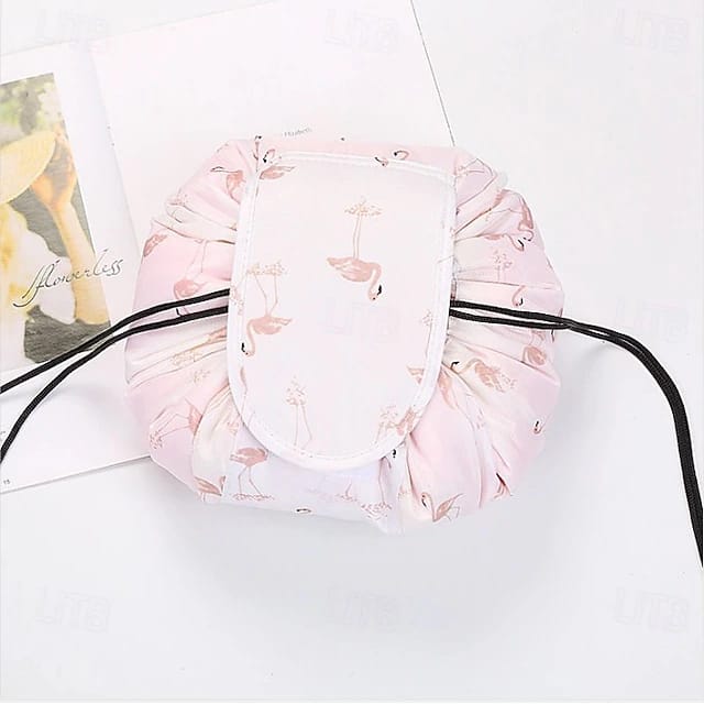 Neceser de Maquillaje Inteligente - Diseño Tropical Flamingo 🦩