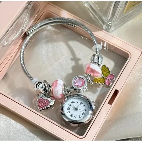 Reloj Pulsera  con Charm