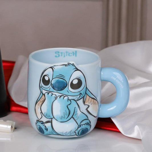 ☕ Taza Stitch Disney - Edición Sketch Enjoy Your Coffee