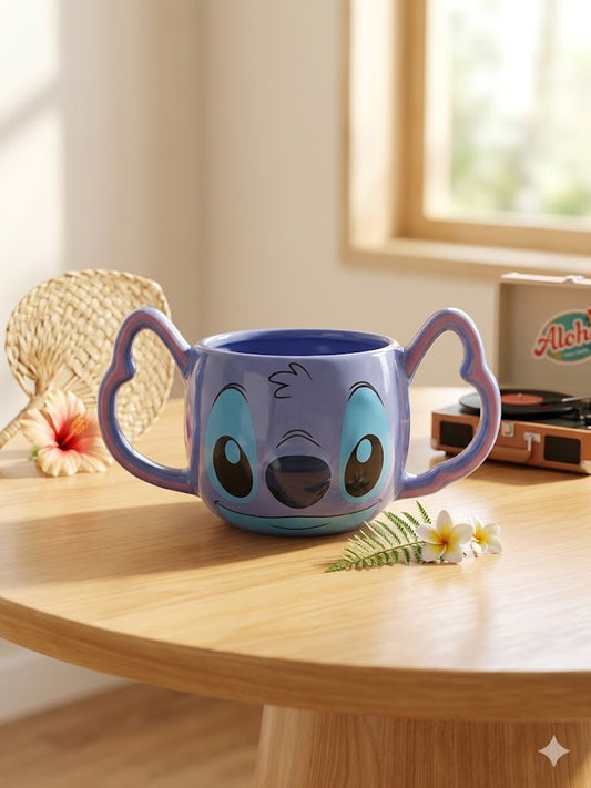 ¡Diversión por dos! Taza Stitch Disney - Dos Asas Original