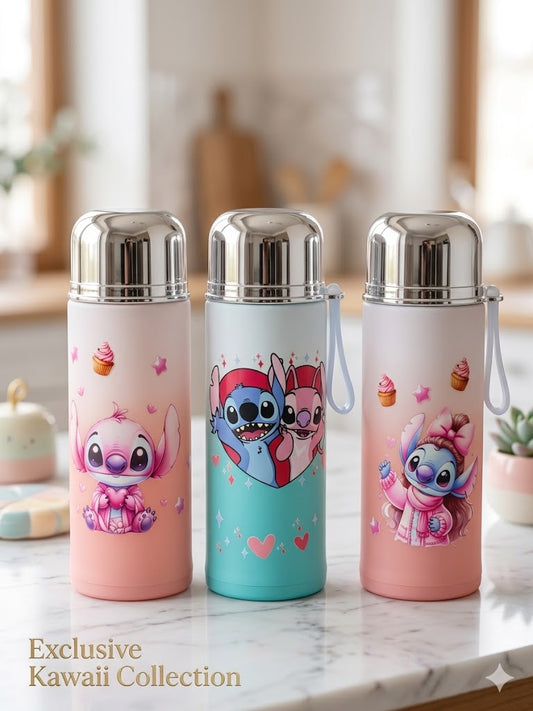 ¡Tu dosis diaria de ternura! Colección Exclusiva de Termos Stitch; Angel 💖