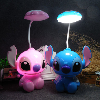 Lámpara de Escritorio con Sombrilla (Stitch &Angel)