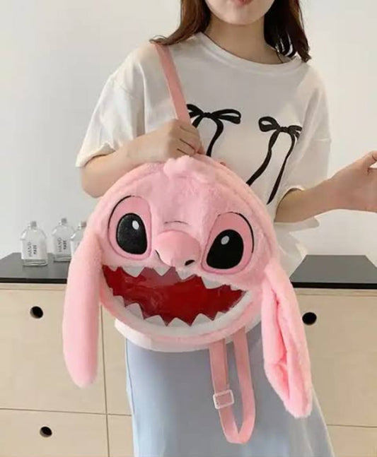 Mochilas "Boca Abierta" (Mochila-Ita Bag) Rosado🩷