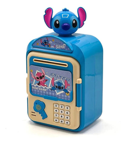 Alcancía Electrónica de Stitch con Clave y Sonido 🛸 – ¡Mi Primer Cajero Automático! 💰