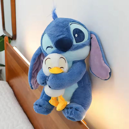 Peluche de Stitch Abrazando un Patito 🦆💙40cm