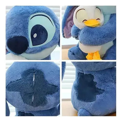 Peluche de Stitch Abrazando un Patito 🦆💙30cm