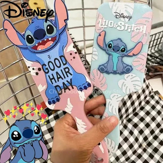Cepillo para Cabello de Stitch Disney – Antifrizz y Desenredante 💙🌺